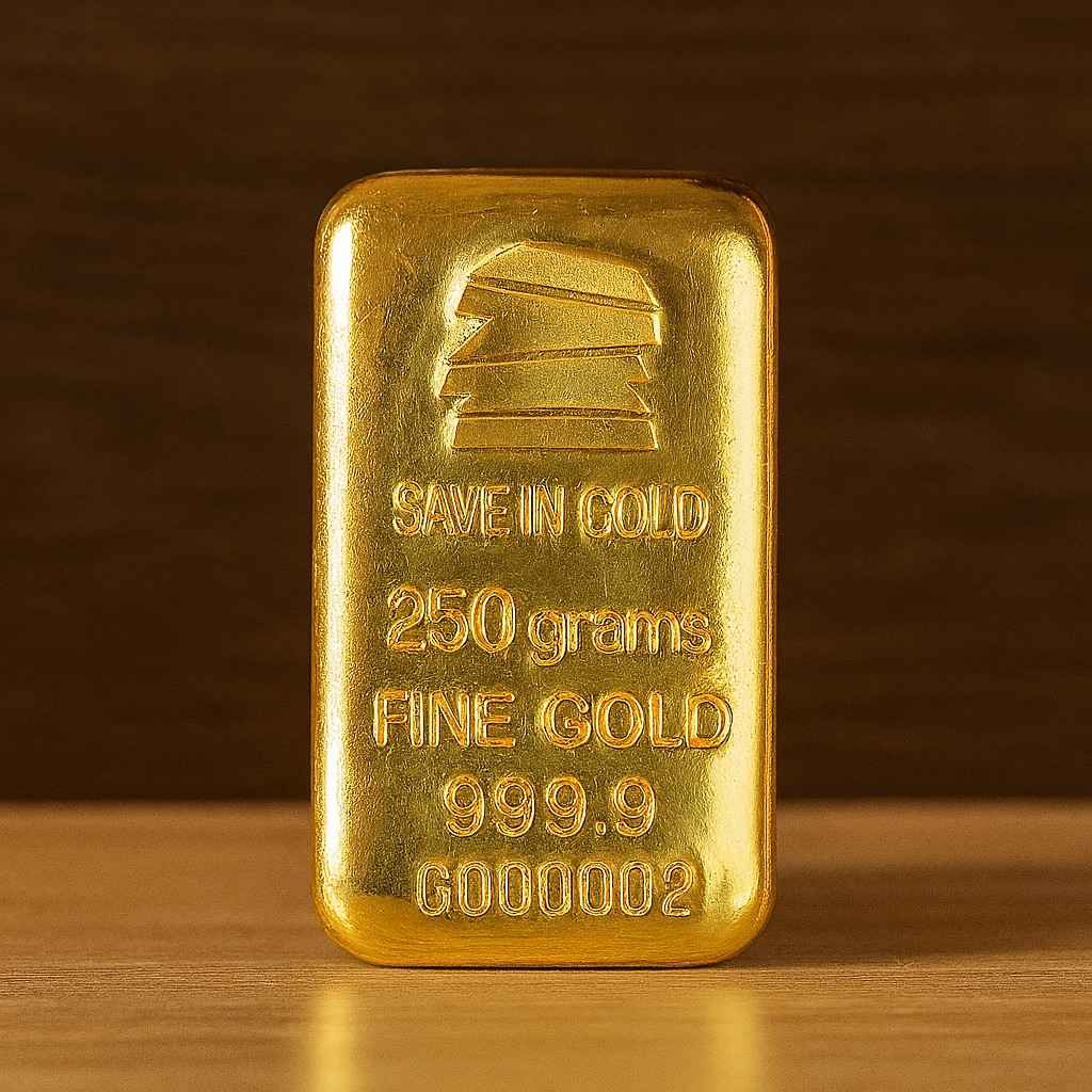 250 Grams Gold Bar