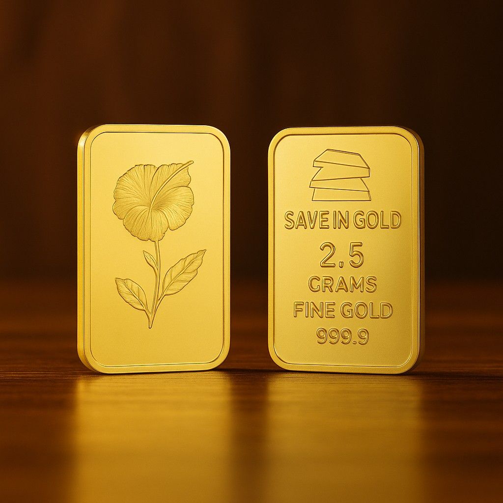 2.5 Grams Gold Bar
