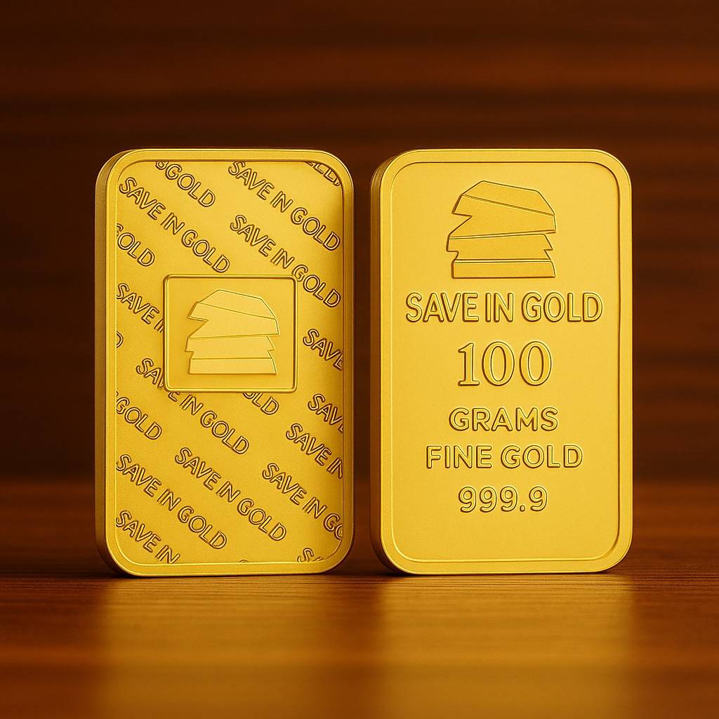 100 Grams Gold Bar