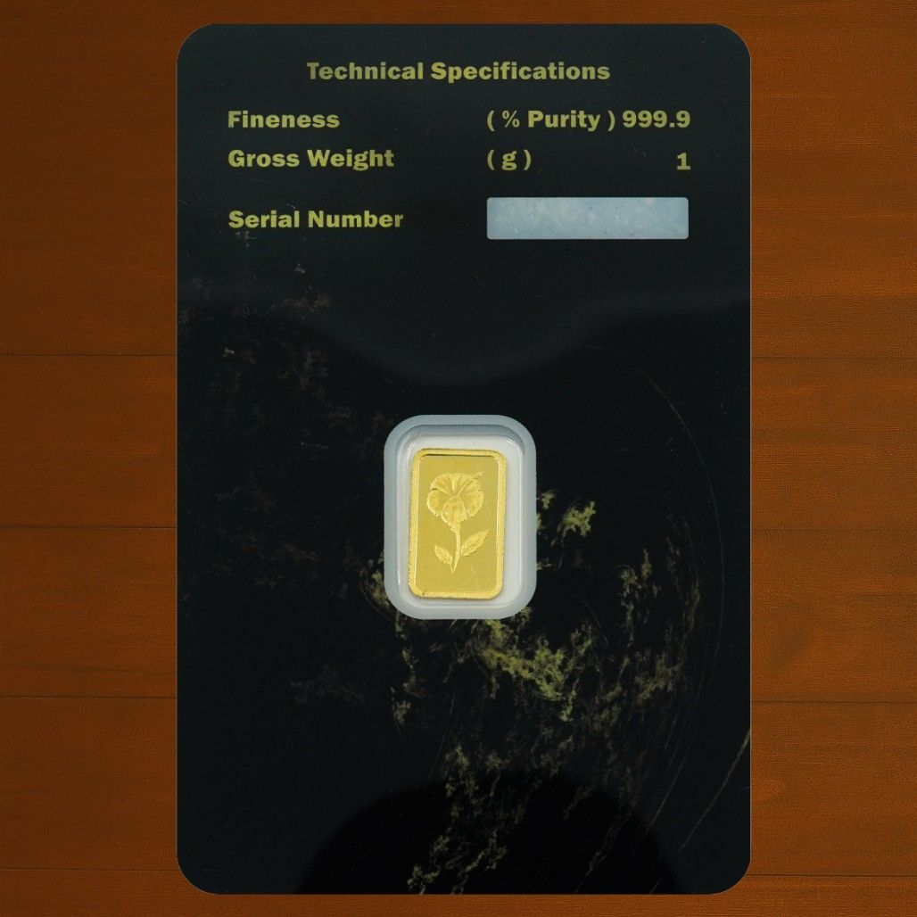 1 Gram Gold Bar