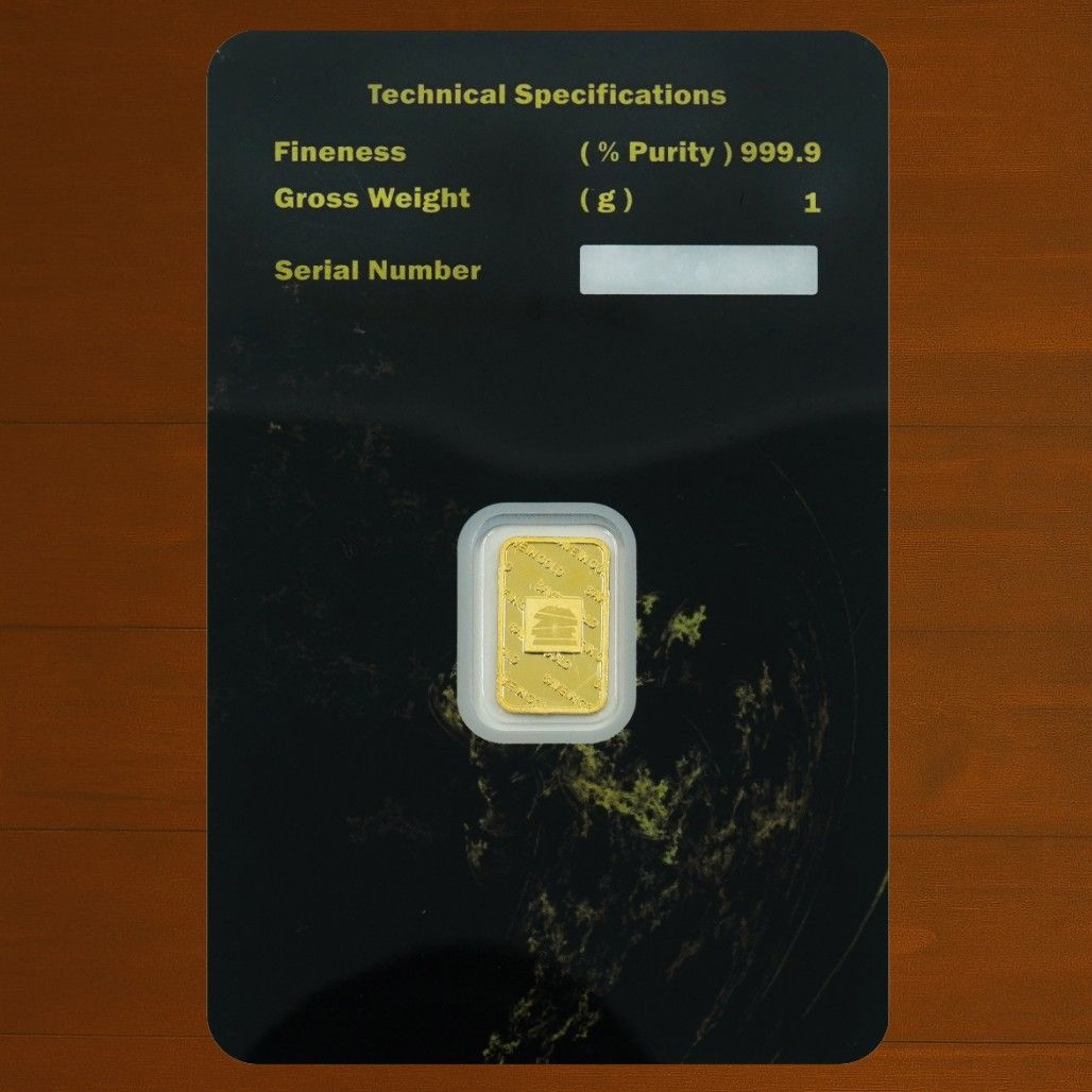 1 Gram Gold Bar