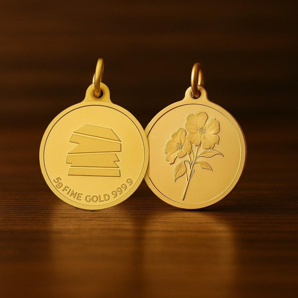 5 Grams Elegant Flower Pendant 