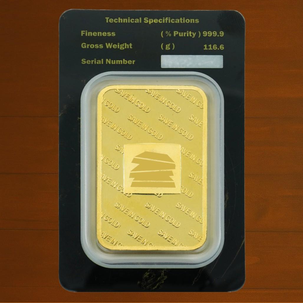 10 Tolas Gold Bar (Save in Gold)